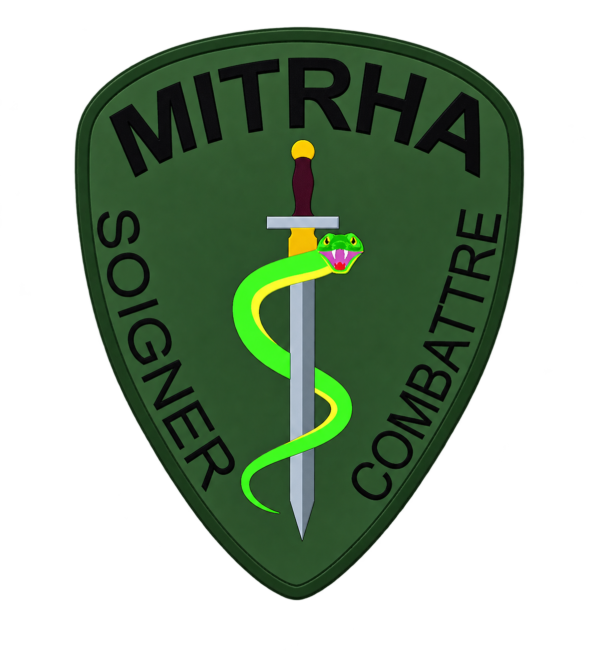 Patch MITRHA « Soigner, combattre » – PVC